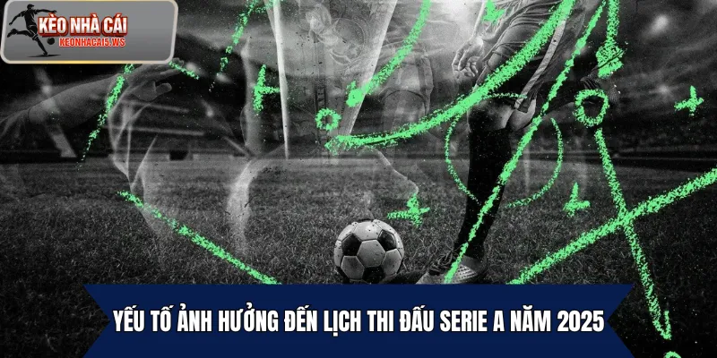 Yếu tố ảnh hưởng đến lịch thi đấu Serie A năm 2025